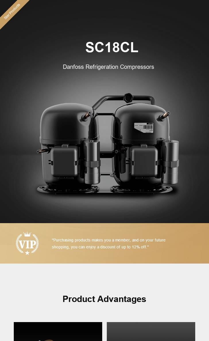 Danfoss Compressor SC18CL, technical parameters pdf, structure diagram